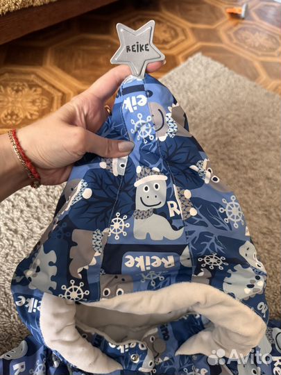 Зимний комбинезон для мальчика 74 80