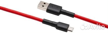 Кабель Xiaomi Mi Braided USB - USB Type-C 1 м Red