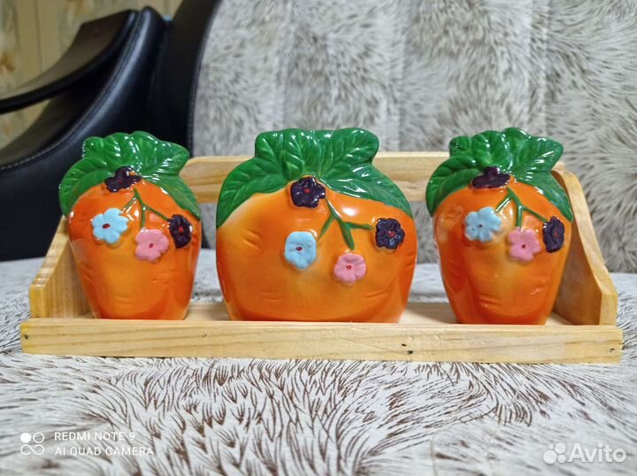 Набор для специй,солонка+перечница+салфетница