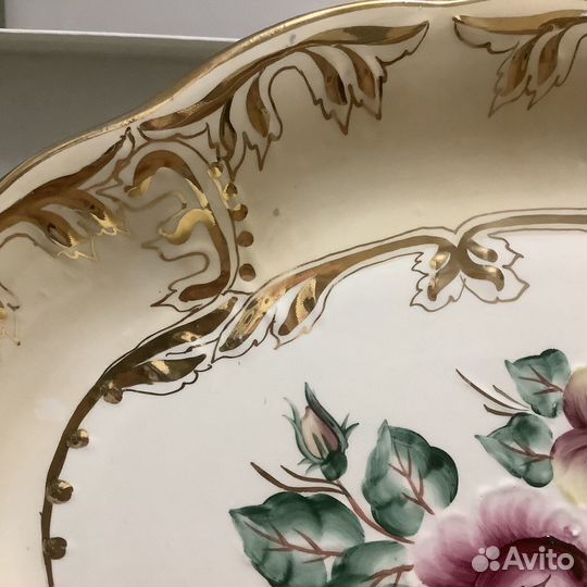 Блюдо, фаянс, Каменный брод, СССР