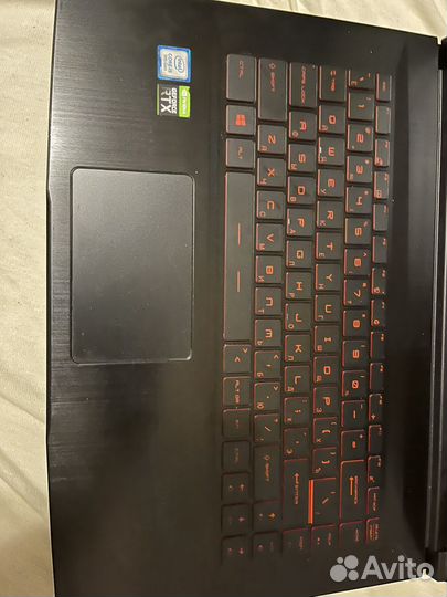 Ноутбук msi RTX 2060 i5-9300H 512gb