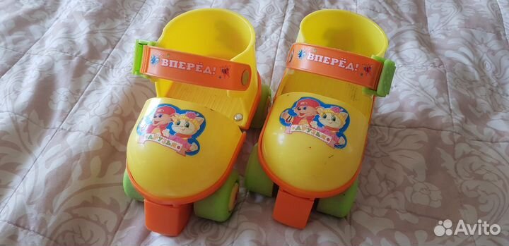 Роликовые коньки детские раздвижные