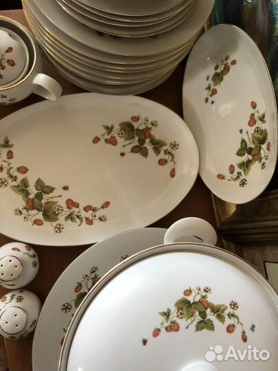 Столовый сервиз ГДР фарфор Ильменау на 6 персон