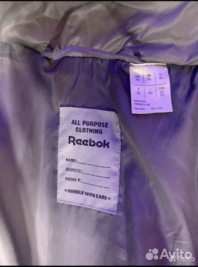 Пуховик мужской reebok