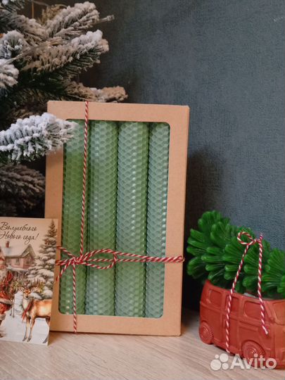 Свечи из вощины набор