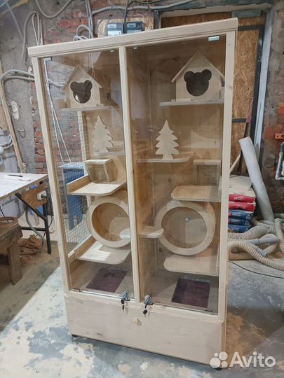 Витрины для шиншиллы, клетки, аксессуары в наличии