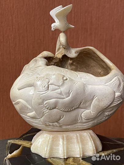 Редкая северная композиция из кости