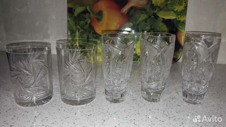 Бокалы, стопки хрусталь СССР