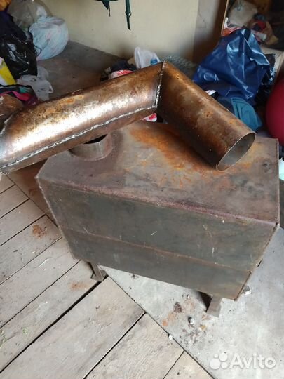 Печка буржуйка на дровах