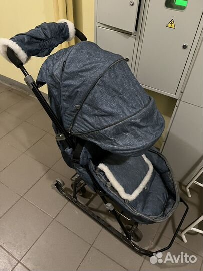 Детские санки коляска