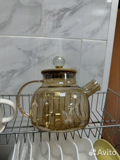 Чайник заварочный стеклянный