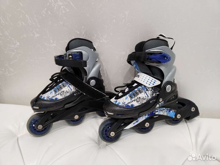 Роликовые коньки детские раздвижные
