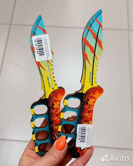 Деревянное оружие Майнкрафт, нож бабочка