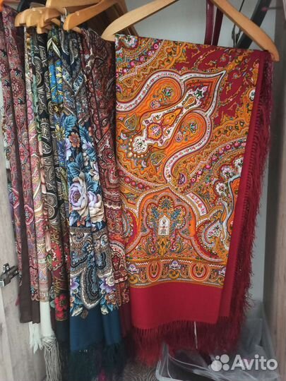 Шаль Павловопосадская 146*146