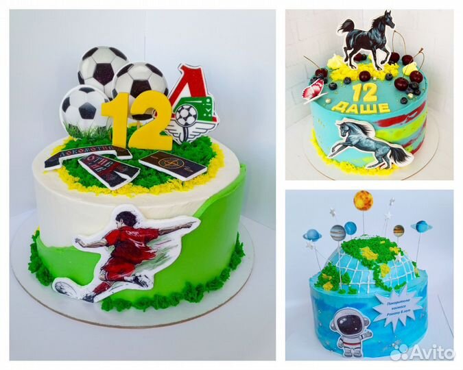 Бенто-торты, торты, трайфлы, капкейки и др