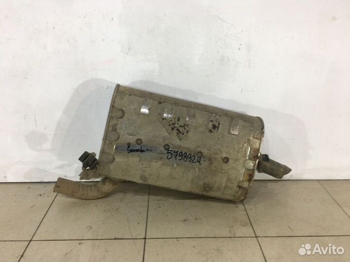 Задняя банка глушителя