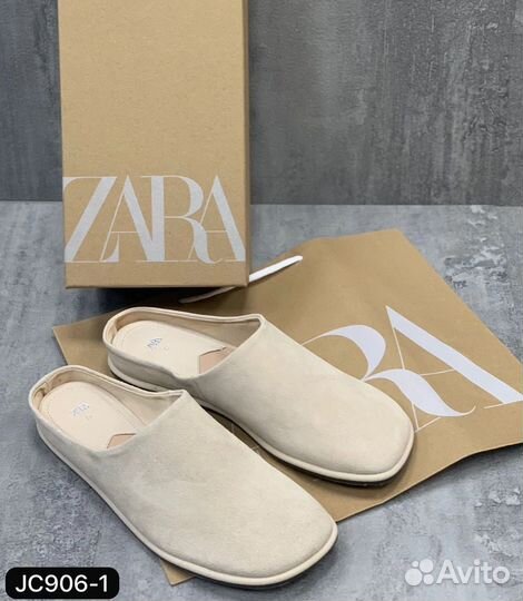 Zara туфли мюли