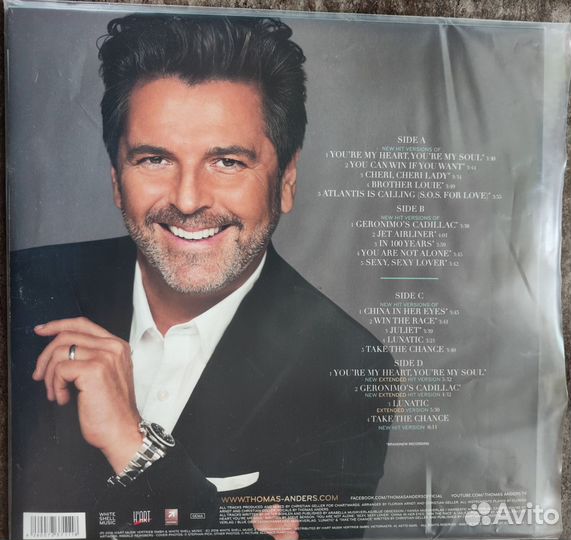 Thomas Anders — History 2 Lp