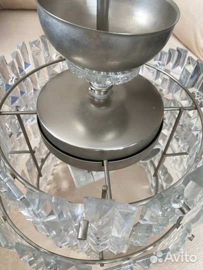 Люстра потолочная хрустальная СССР