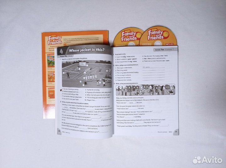 Family and friends 4/ комплект (WB,CB,CD) новый