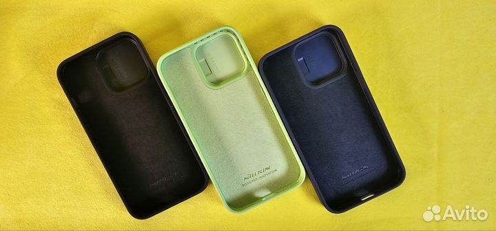 Чехол NK iP 13 Pro CamShield Silky Silicone Case