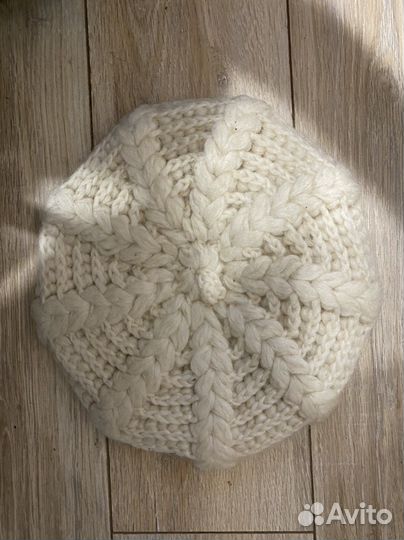 Берет женский новый винтажный СССР из ровницы