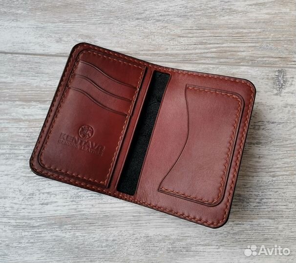 Обложка для автодокументов натуральная кожа