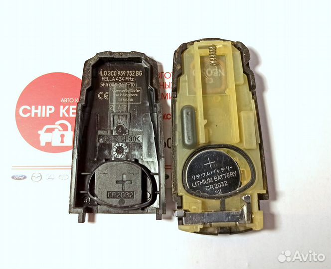 Ключ зажигания Volkswagen Passat / 3C0 959 752 BG