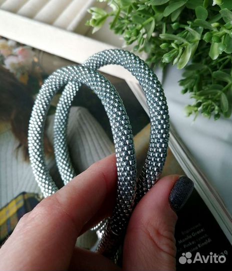 Жгут-колье из бисера ручной работы