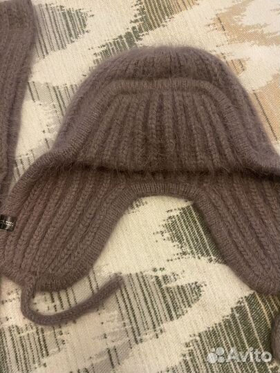 Женский комплект, шапка и шарфик