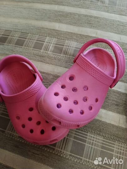 Crocs, оригинал, С8/25, С 9/26 б/у