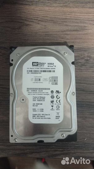 Жесткий диск 80 гб (для старых пк)