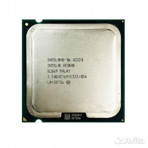 Сокет 771 Intel Xeon X3320 2,5/6/1333 SLB69