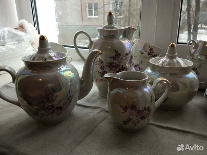 Чайно-кофейный сервиз СССР Дулево