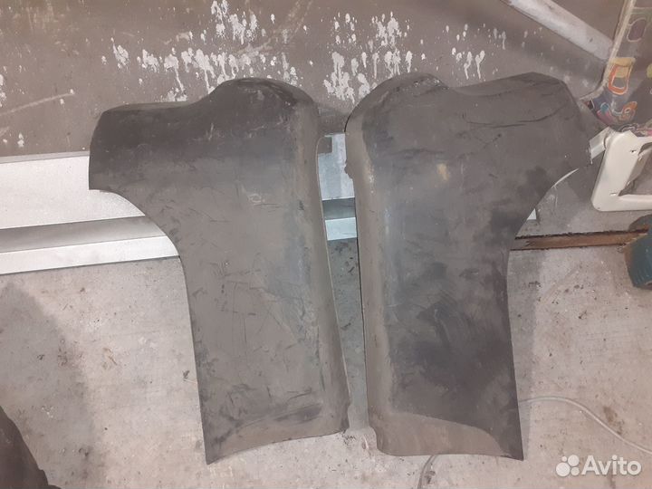 Накладки на задний бампер xonda stepwgn