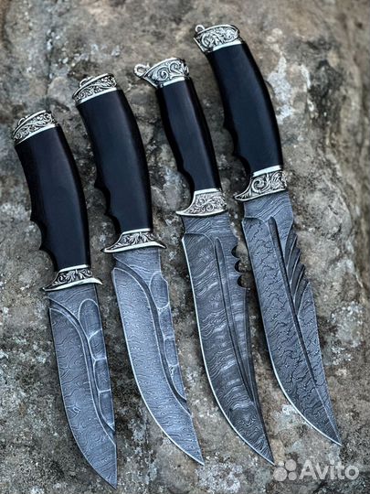 Бюджетные дамасские ножи
