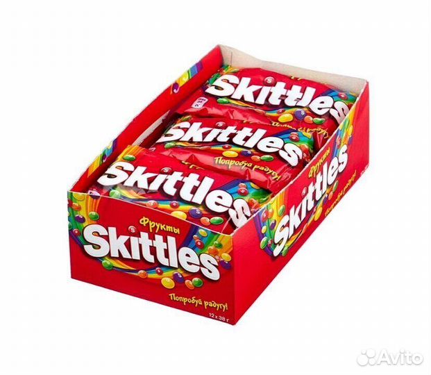 Конфеты драже Skittles Фрукты 38г Wrigley