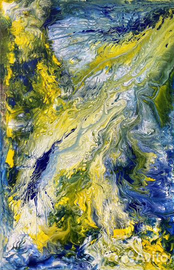 Картина в стиле абстракционизм (ручная работа)