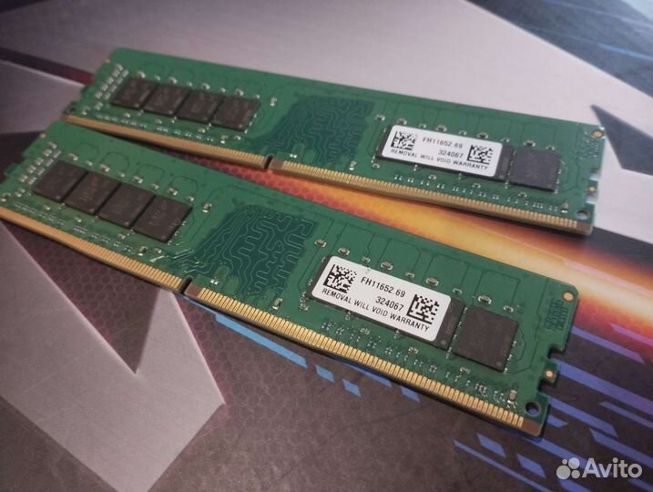 DDR4 16gb Kingston (2*8gb) озу Оперативная память