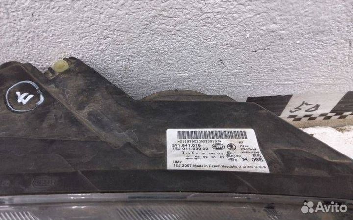 Фара передняя правая Skoda Superb 3 галоген, Vag Skoda Superb /2015 – 2019, III/ Лифтбек,Skoda Super