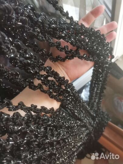 Штора нить косичка