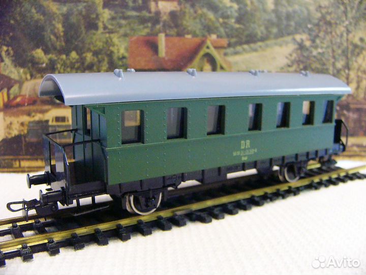 Семиоконные вагоны DR Piko H0 16,5 мм. из GDR