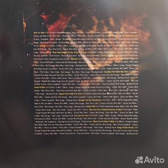 Виниловая пластинка Def Leppard - Drastic Symphoni