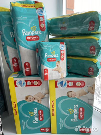 Pampers Pants трусики подгузники Premium Care