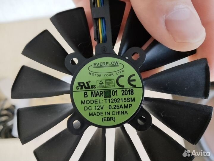 Вентиляторы для Видеокарты Gigabyte asus