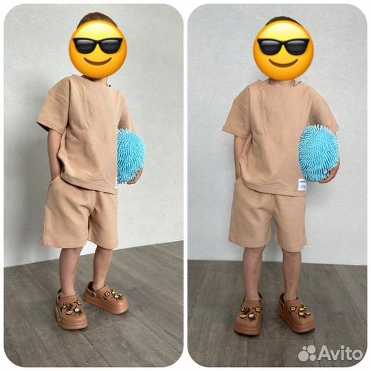 Костюм шорты и футболка