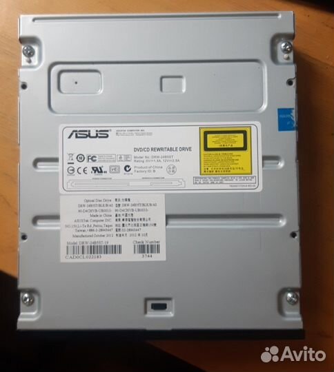 DVD rw привод DRW-24b5st asus