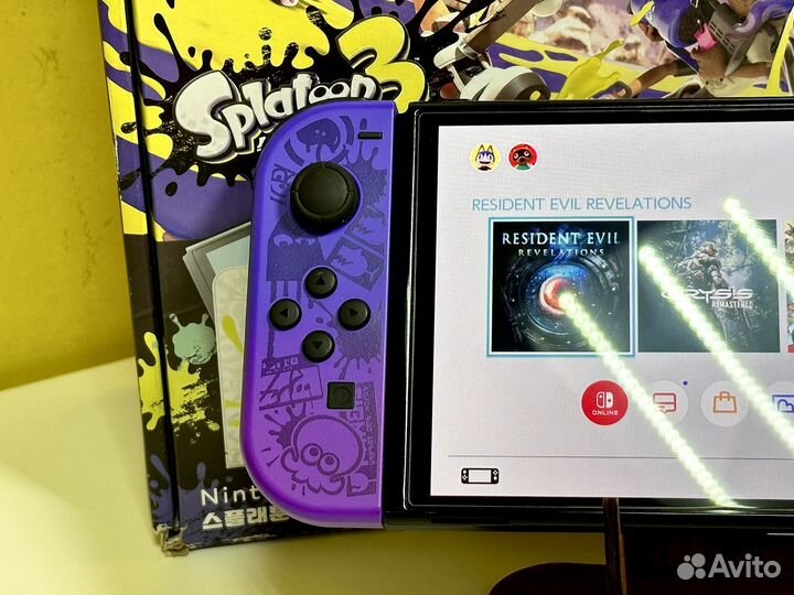 Nintendo Switch Oled + 128GB, гарантия