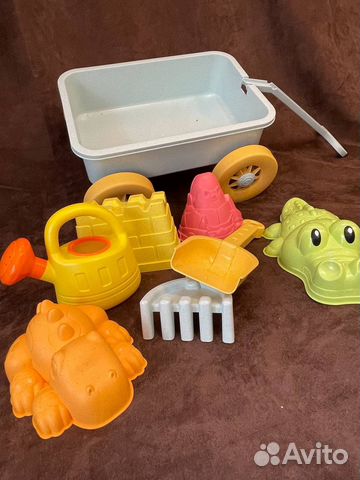Набор для песочницы в тележке детской