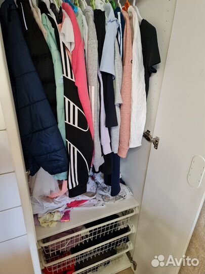 Шкаф IKEA белый детский Стува